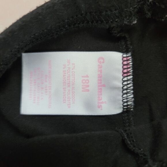 $1 add on 18 month Black leggings bottoms basic - Picture 2 of 2